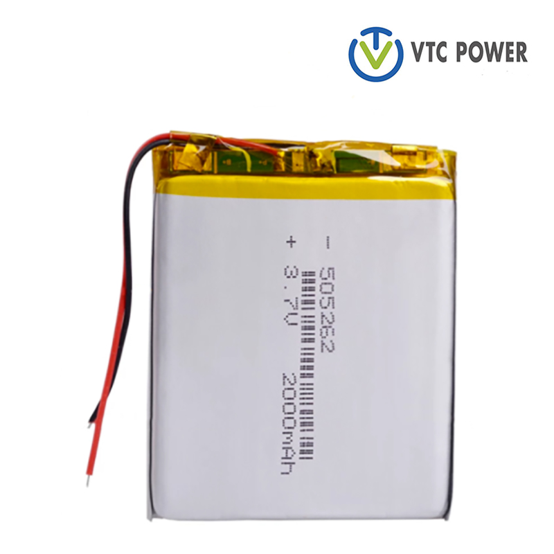 505262 2000mAh 3.7V litiu polimer Li-Po baterie reîncărcabilă pentru interfon difuzor Bluetooth PDA POS GPS