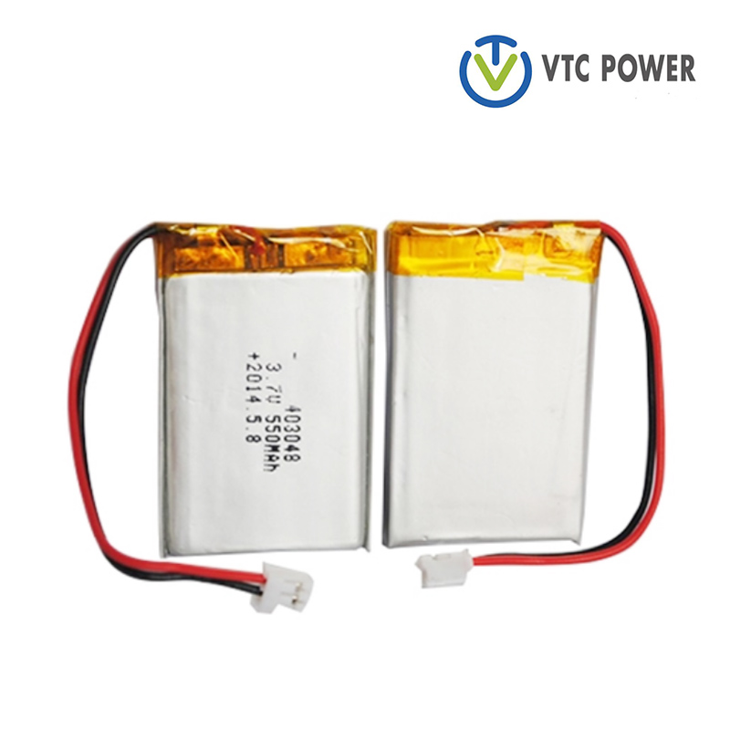 3.7V 403048 550mAh baterii reîncărcabile cu polimer de litiu