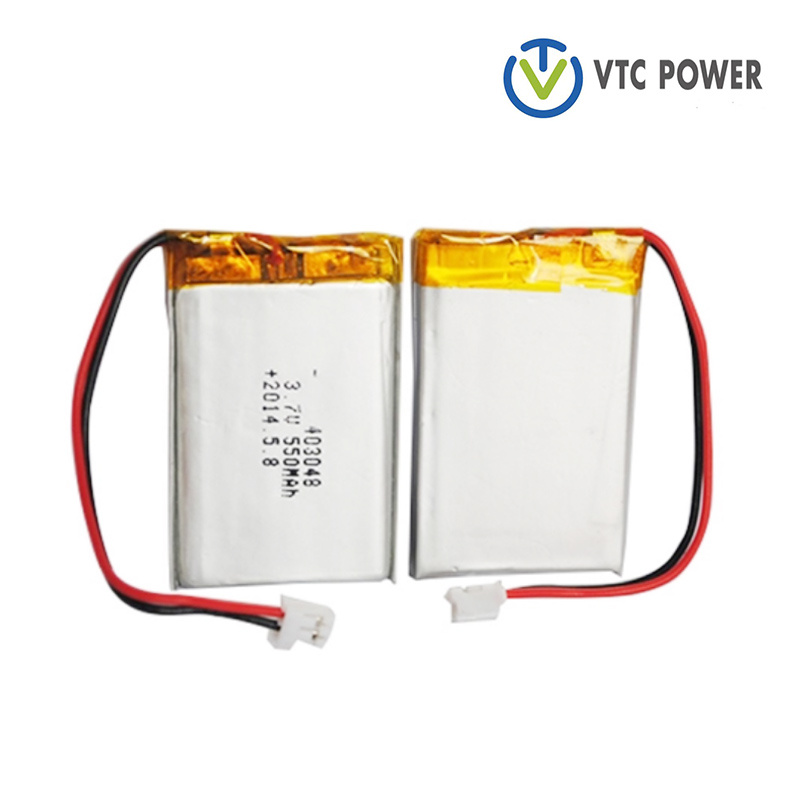 Baterie reîncărcabilă pentru ceas inteligent cu polimer de litiu de 3,7 V 550 mAh